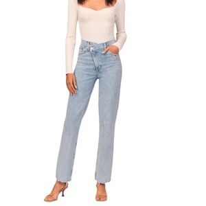 Abercrombie & Fitch The 90’s Slim Straight Ultra High Rise Curve Love Jean